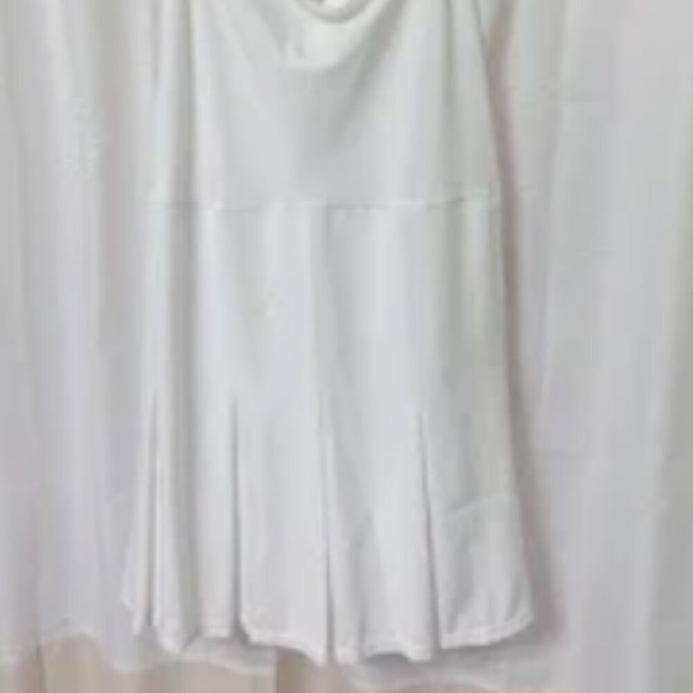 Abercrombie pleated athleisure mini dress